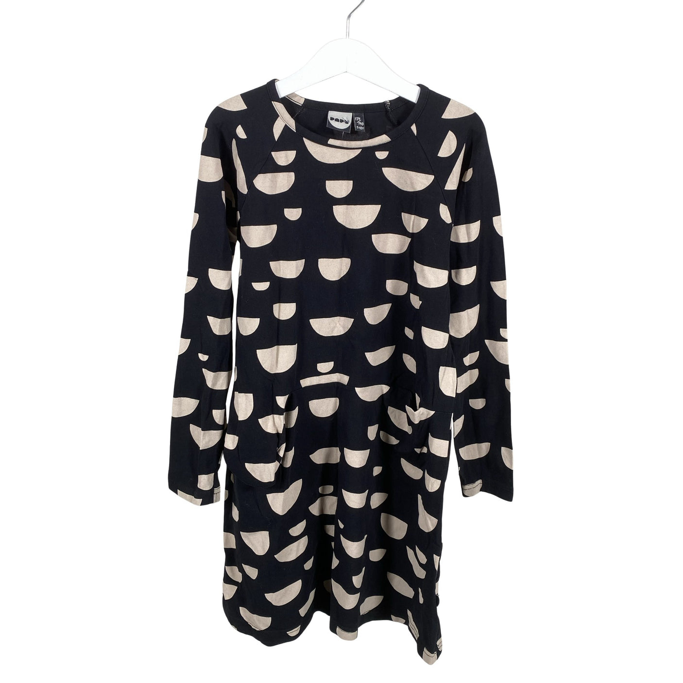 Unisex Papu - Tricot dress, size 134 - 140 - Black (1)