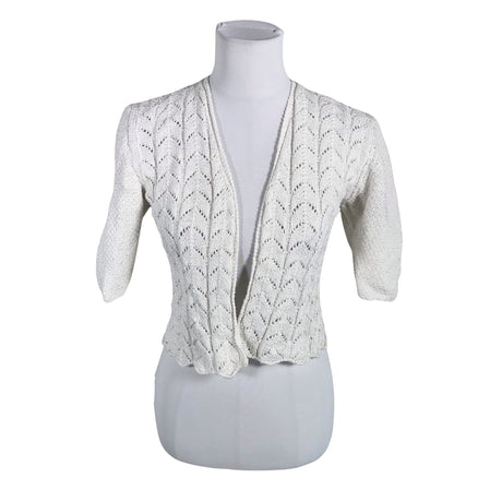 Unisex Handmade - Cardigan, size 38 - White ()