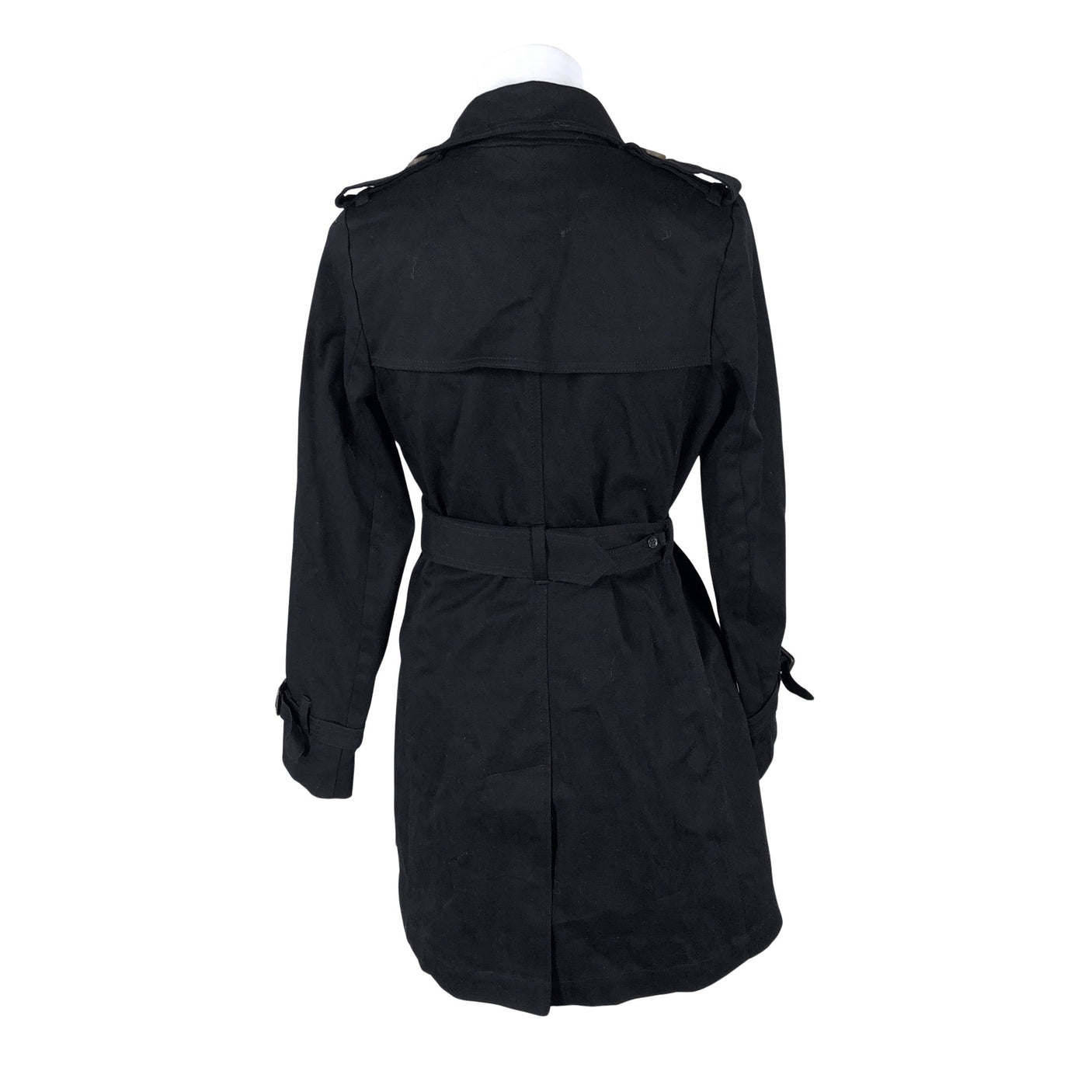 Unisex R-collection - Trench coat, size 36 - Black (2)