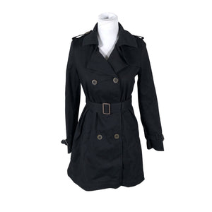 Unisex R-collection - Trench coat, size 36 - Black (1)