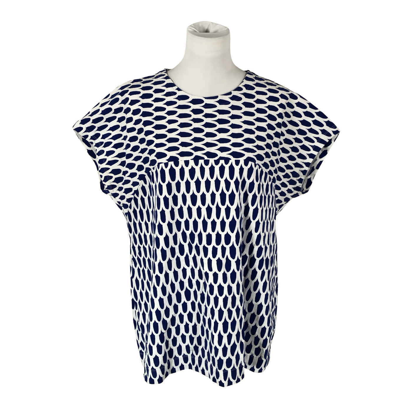 Unisex Marimekko - Tricot tunic, size 46 - Blue (1)
