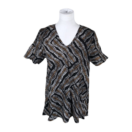 Unisex The Masai - Short-sleeved blouse, size 40 - Black ()
