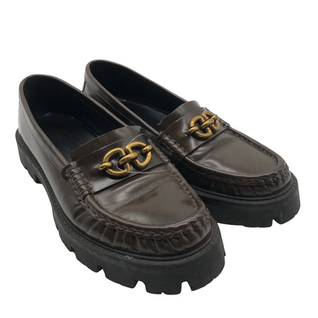 Unisex Massimo Dutti - Loafers, size 39 - Brown (2)