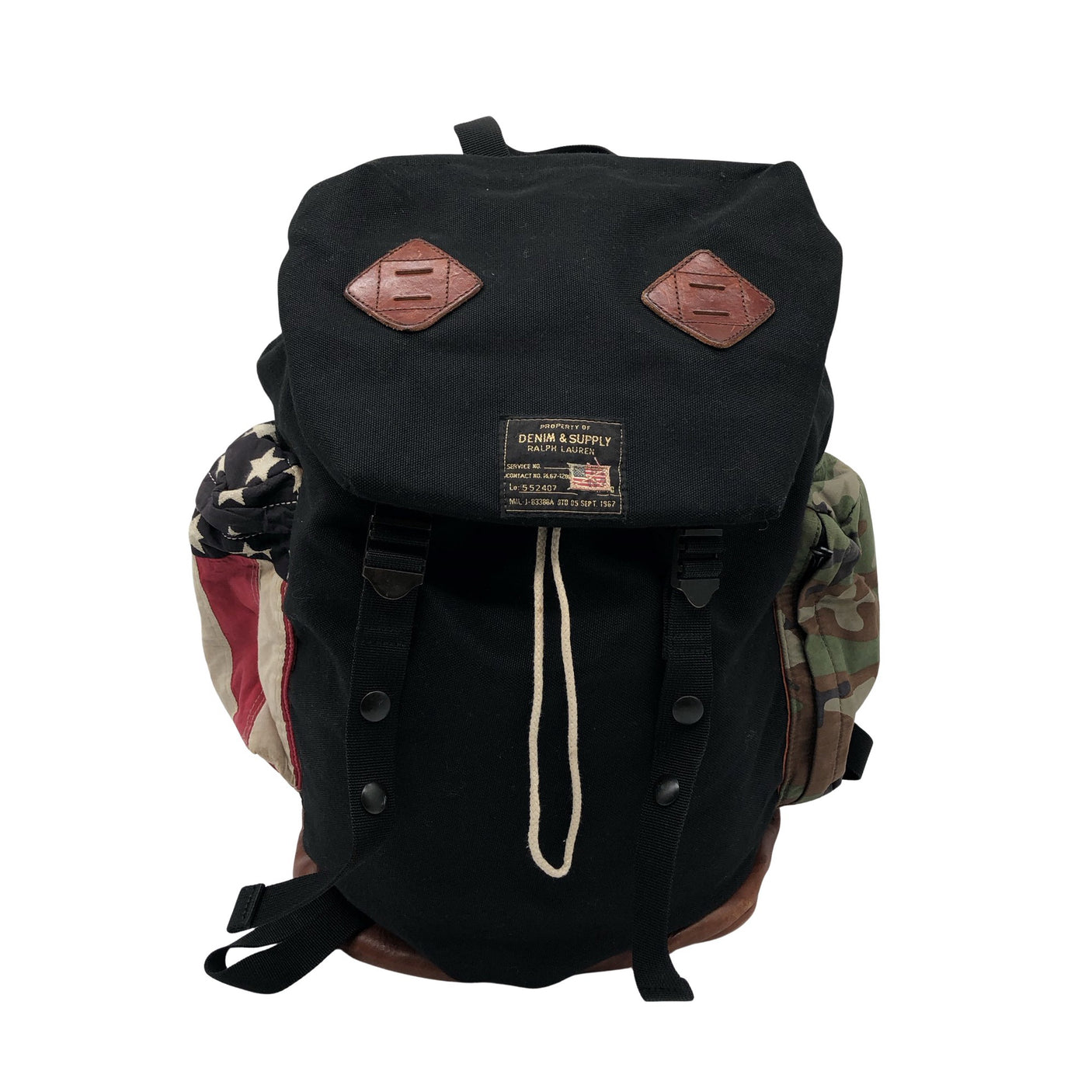 Unisex Denim & Supply Ralph Lauren - Backpack, size 36 - Black (1)