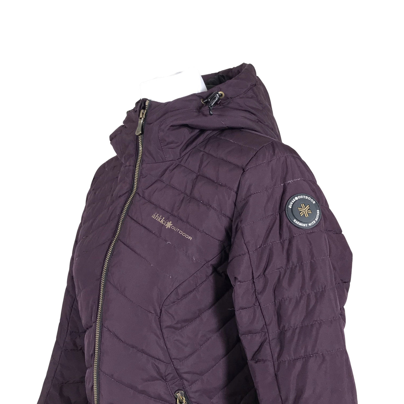 Unisex Áhkká - Light down jacket, size 34 - Violet (2)