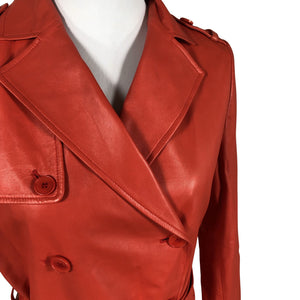 Unisex Gant - Trench coat, size 38 - Red (2)