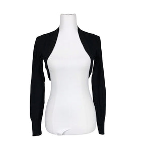Unisex Your Face - Knit bolero jacket, size 38 - Black (1)