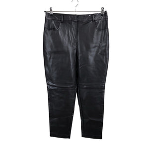 Unisex French Connection - Leather pants, size 38 - Brown (1)