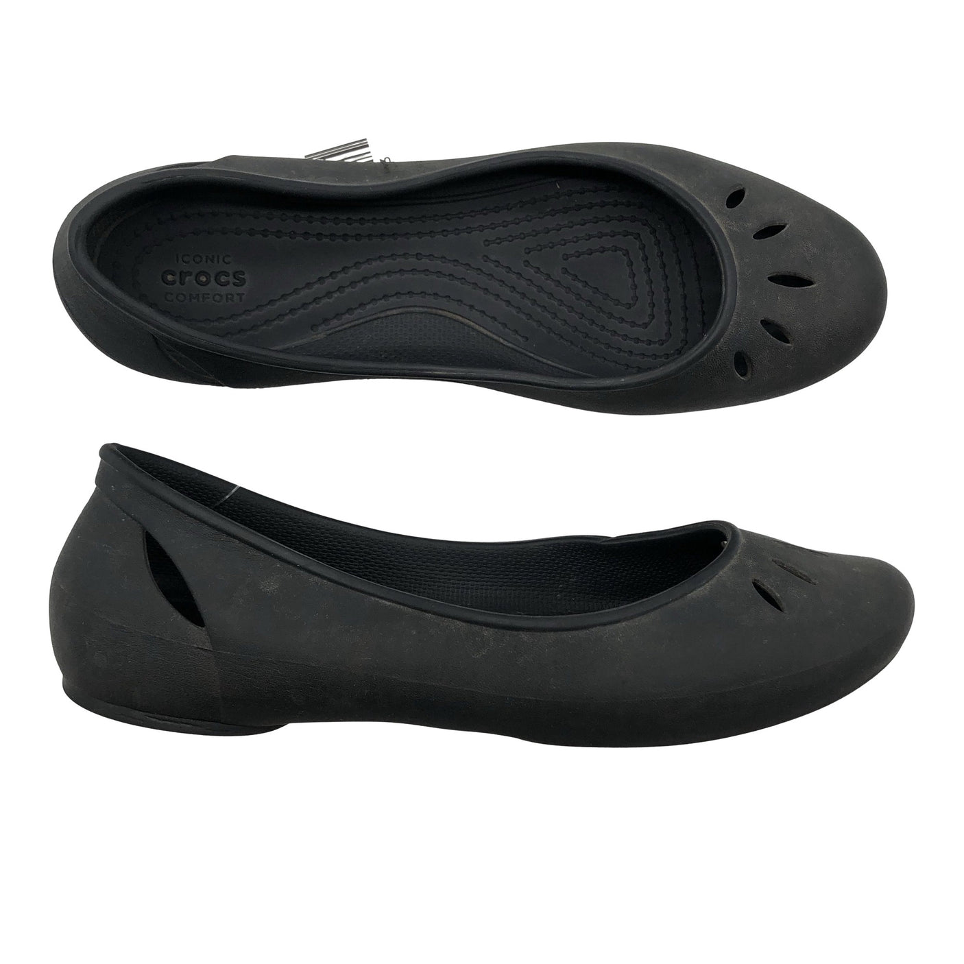 Unisex Crocs - Ballerinas, size 37 - Black (1)