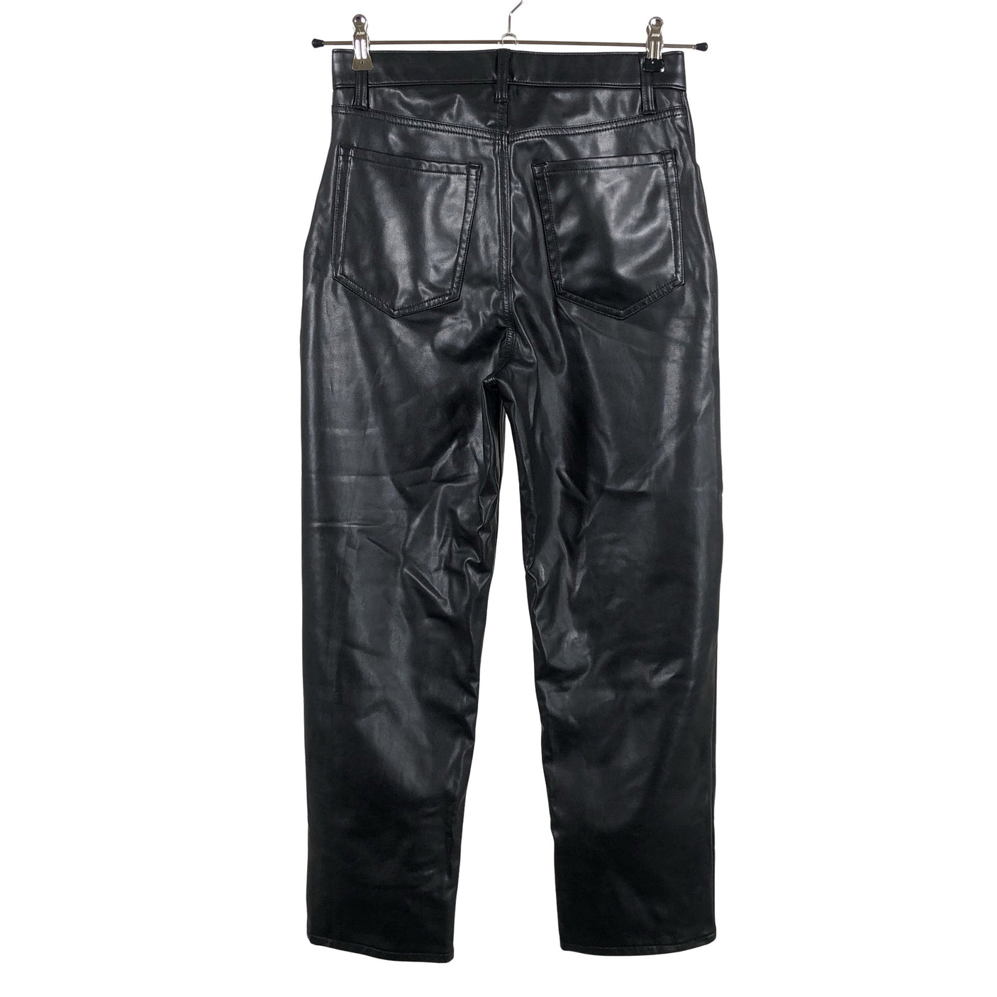 Unisex Abercrombie&Fitch - Leather pants, size W28 - Black (2)