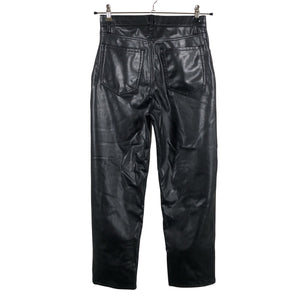 Unisex Abercrombie&Fitch - Leather pants, size W28 - Black (2)