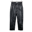 Unisex Abercrombie&Fitch - Leather pants, size W28 - Black ()