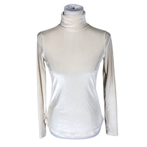 Unisex Saks Fifth Avenue - Tricot shirt, size 34 - Natural white (1)