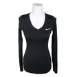 Unisex Nike - Sports shirt, long sleeve, size 34 - Black ()