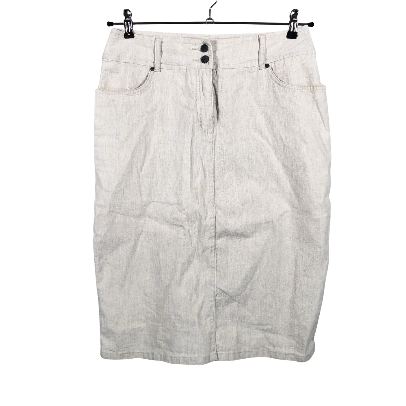 Unisex Claire.dk - Denim skirt, size 38 - Beige (1)