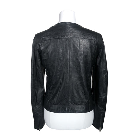 Unisex Soaked - Leather jacket, size 36 - Black (2)