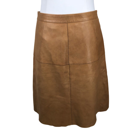 Unisex More&More - Leather skirt, size 36 - Brown (2)