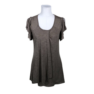 Unisex Sandwich - Tricot tank top, size 36 - Brown (1)