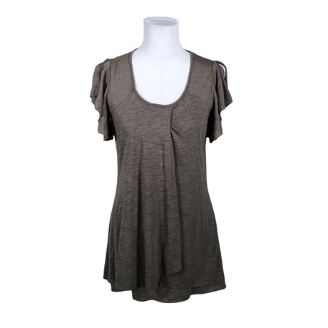 Unisex Sandwich - Tricot tank top, size 36 - Brown ()