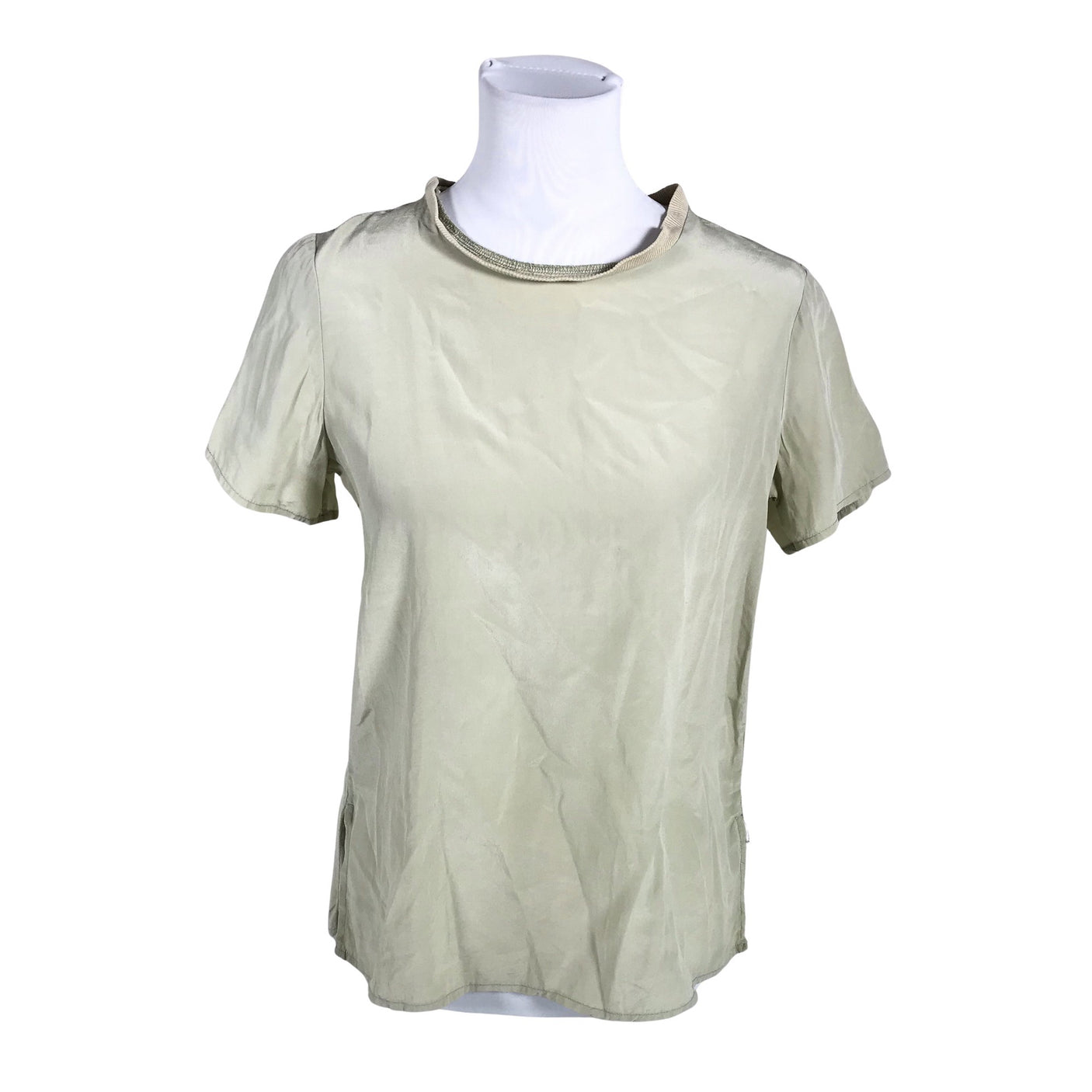 Unisex R-collection - Short-sleeved blouse, size 34 - Green (1)