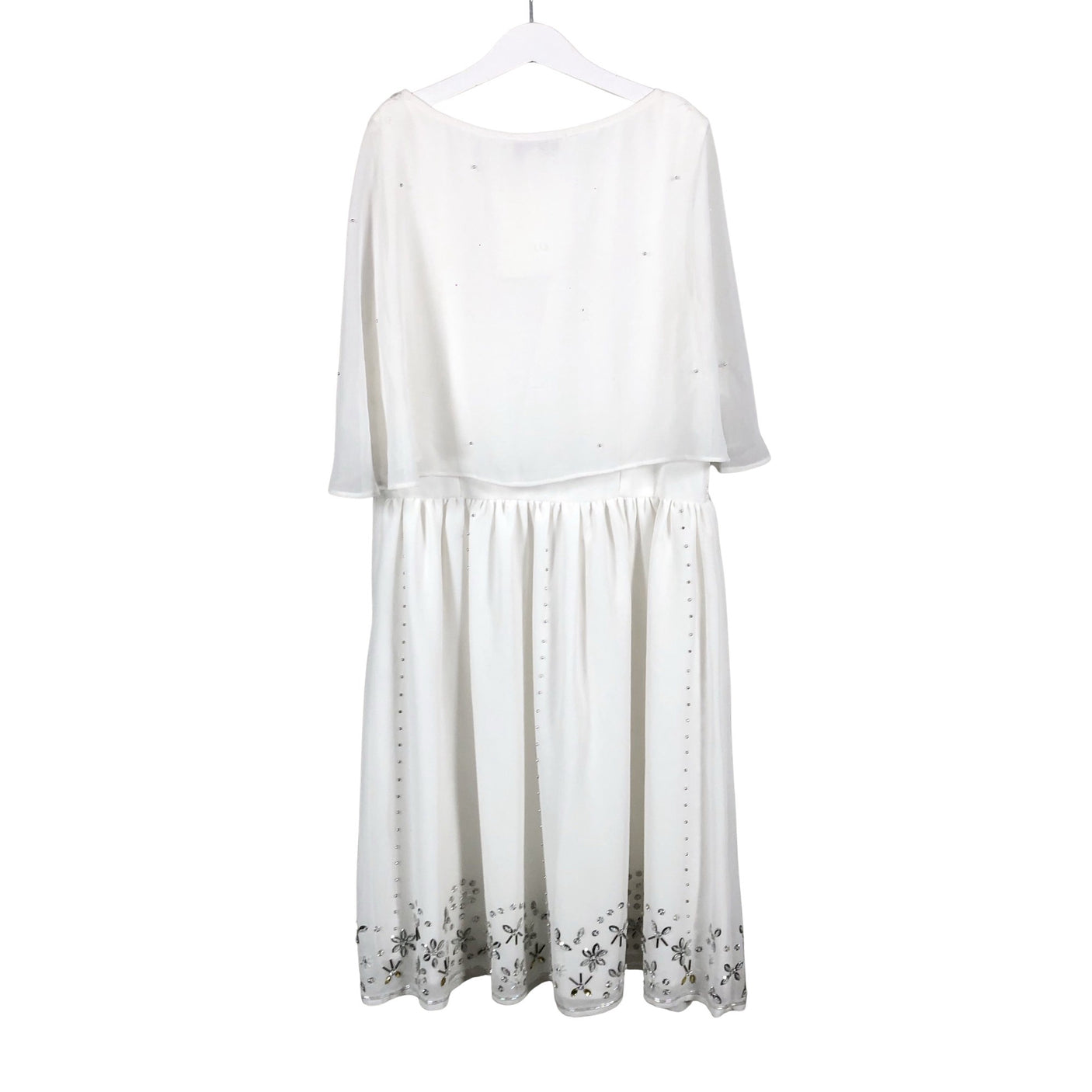 Unisex Frock and Frill - Party dress, size 36 - White (2)