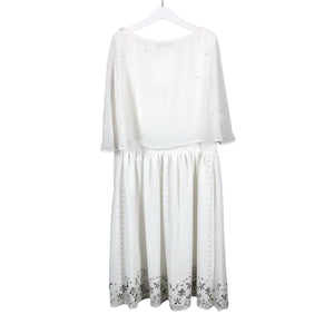 Unisex Frock and Frill - Party dress, size 36 - White (2)