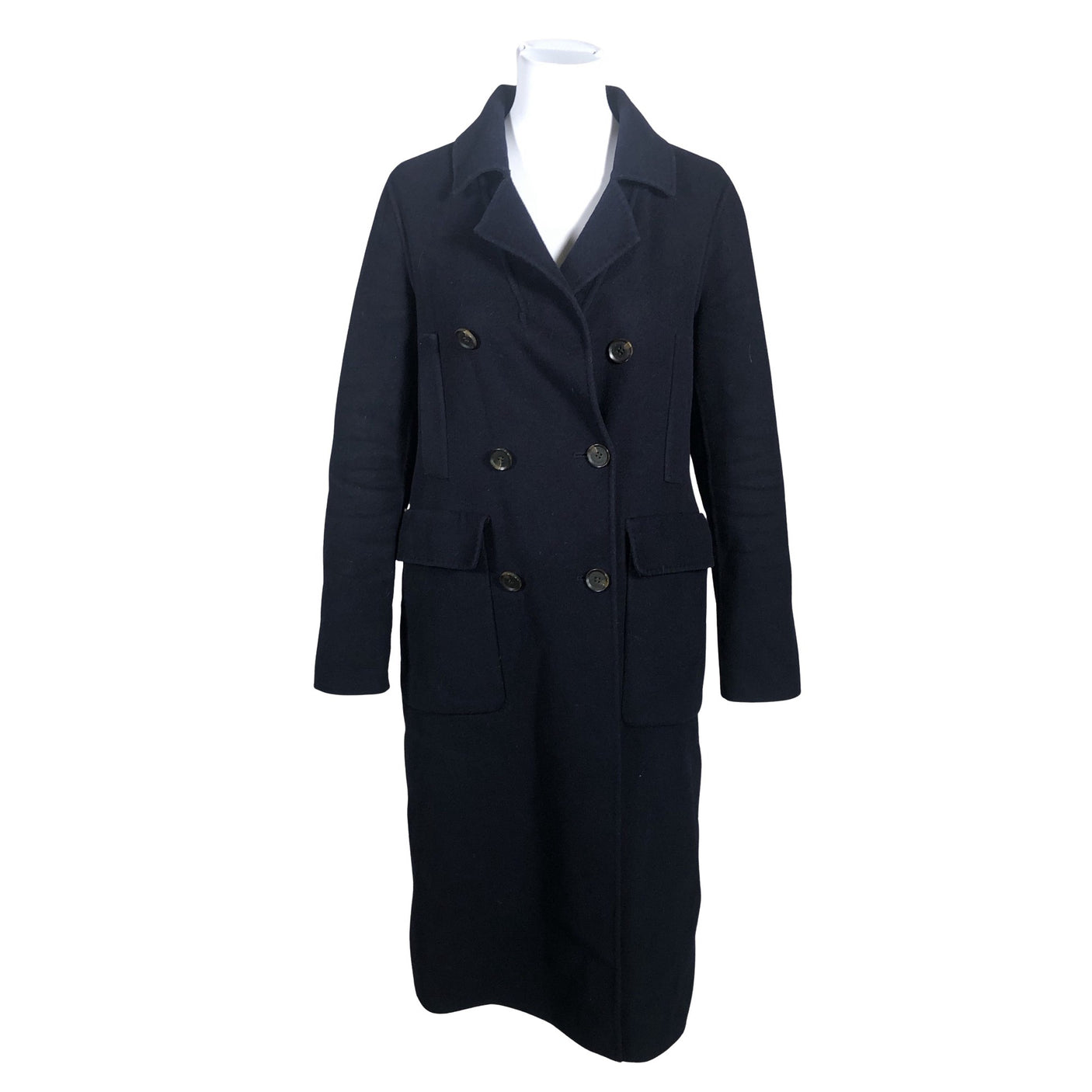 Unisex Karen Millen - Wool coat, size 38 - Blue (1)