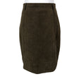 Unisex Andiata - Leather skirt, size 38 - Green ()