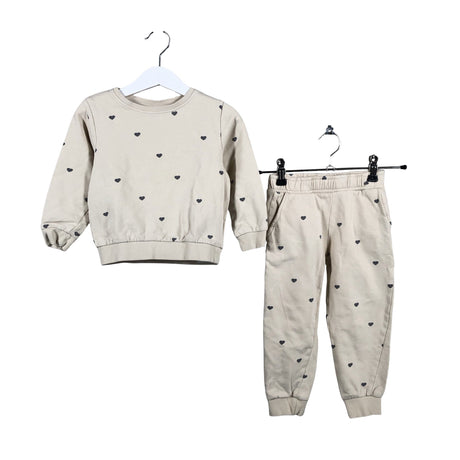 Unisex Name It - Sweatshirt and pants set, size 92 - 98 - Beige ()