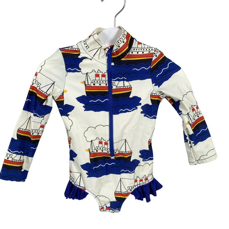 Unisex Mini Rodini - Swimsuit, size 92 - 98 - Blue ()