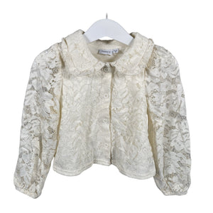 Unisex Name It - Blouse, size 92 - 98 - Natural white (1)