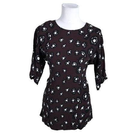 Unisex Marimekko - Short-sleeved blouse, size 36 - Wine red ()