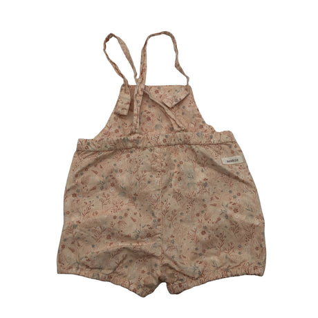 Unisex Newbie - Short overalls, size 80 - 86 - Light pink (2)