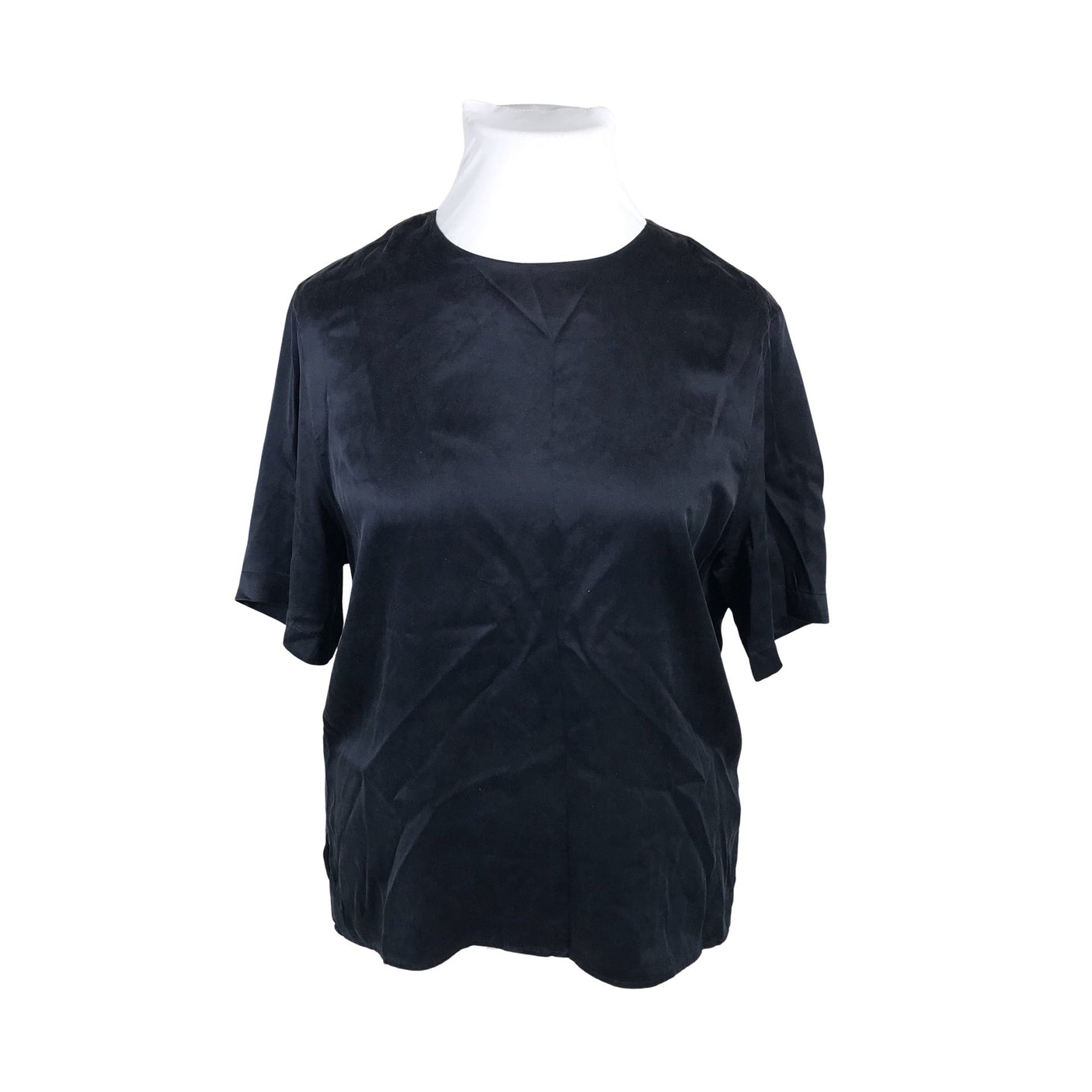 Unisex Stockmann Silk - Blouse, size 44 - Blue (1)