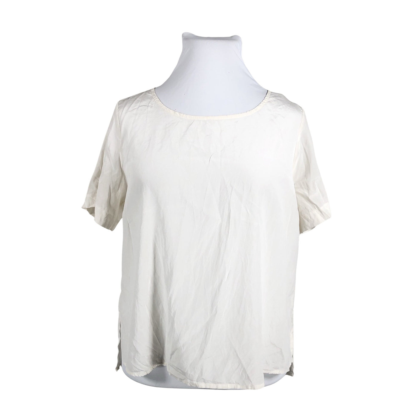 Unisex R-collection - Short-sleeved blouse, size 42 - White (1)