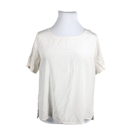 Unisex R-collection - Short-sleeved blouse, size 42 - White ()