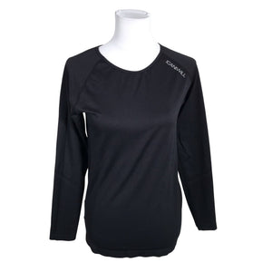 Unisex ICIW – Icaniwill - Sports shirt, long sleeve, size 40 - Black (1)