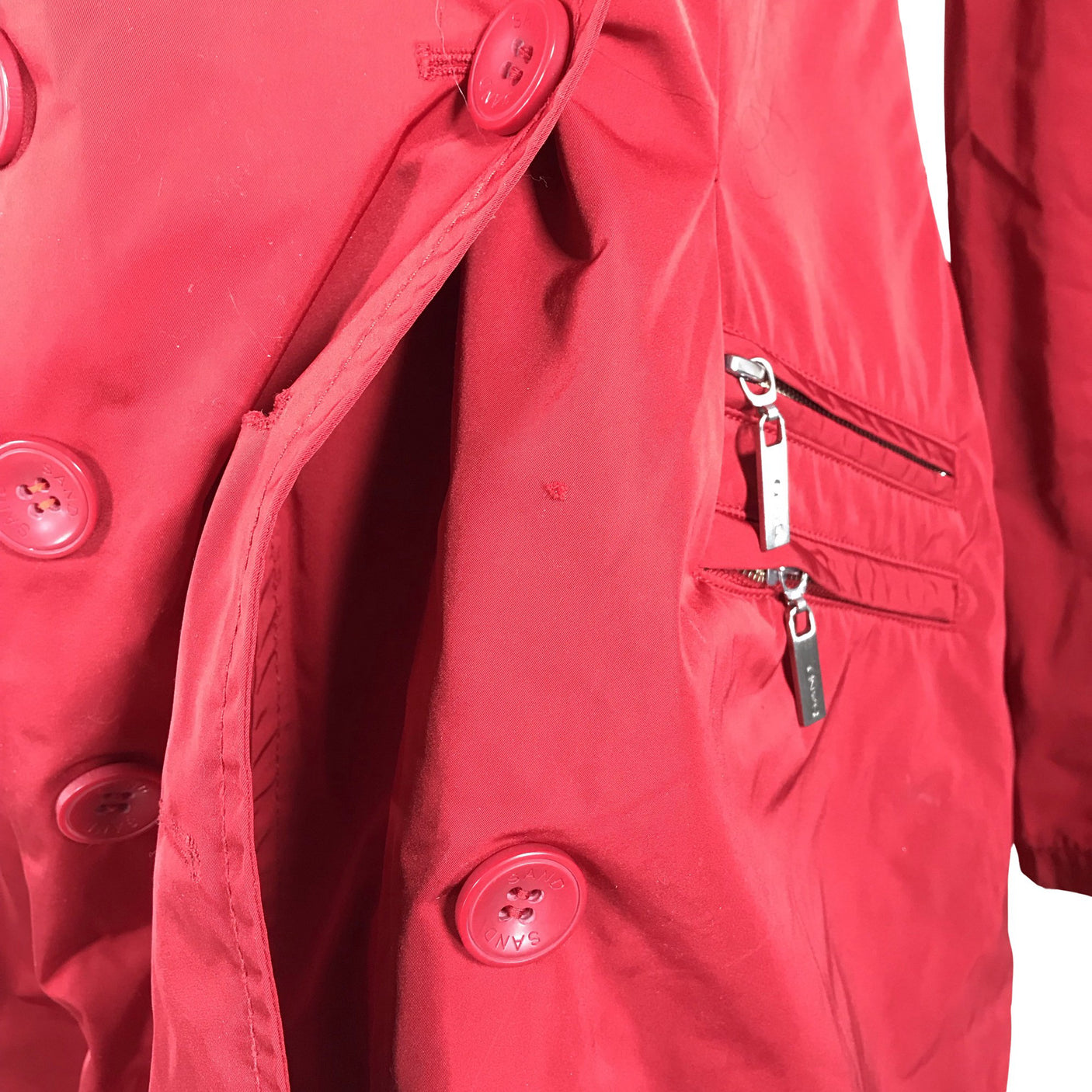 Unisex Sand - Trench coat, size 36 - Red (3)