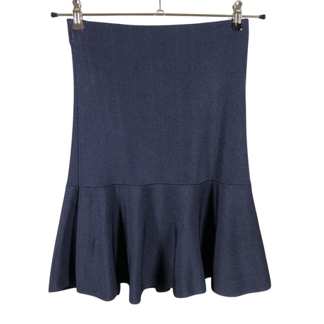 Unisex Massimo Dutti - Fabric skirt, size 36 - Blue ()