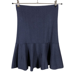 Unisex Massimo Dutti - Fabric skirt, size 36 - Blue (1)