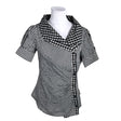 Unisex Finery - Short-sleeved blouse, size 38 - Black ()