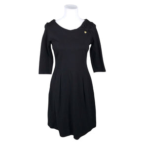 Unisex My Olsson - Tricot dress, size 38 - Black (1)