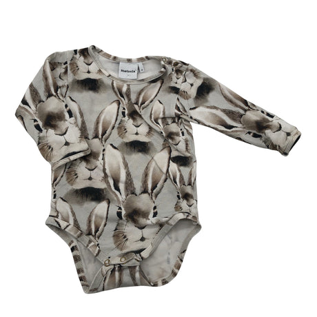 Unisex Metsola - Body, size 62 - 68 - Beige ()