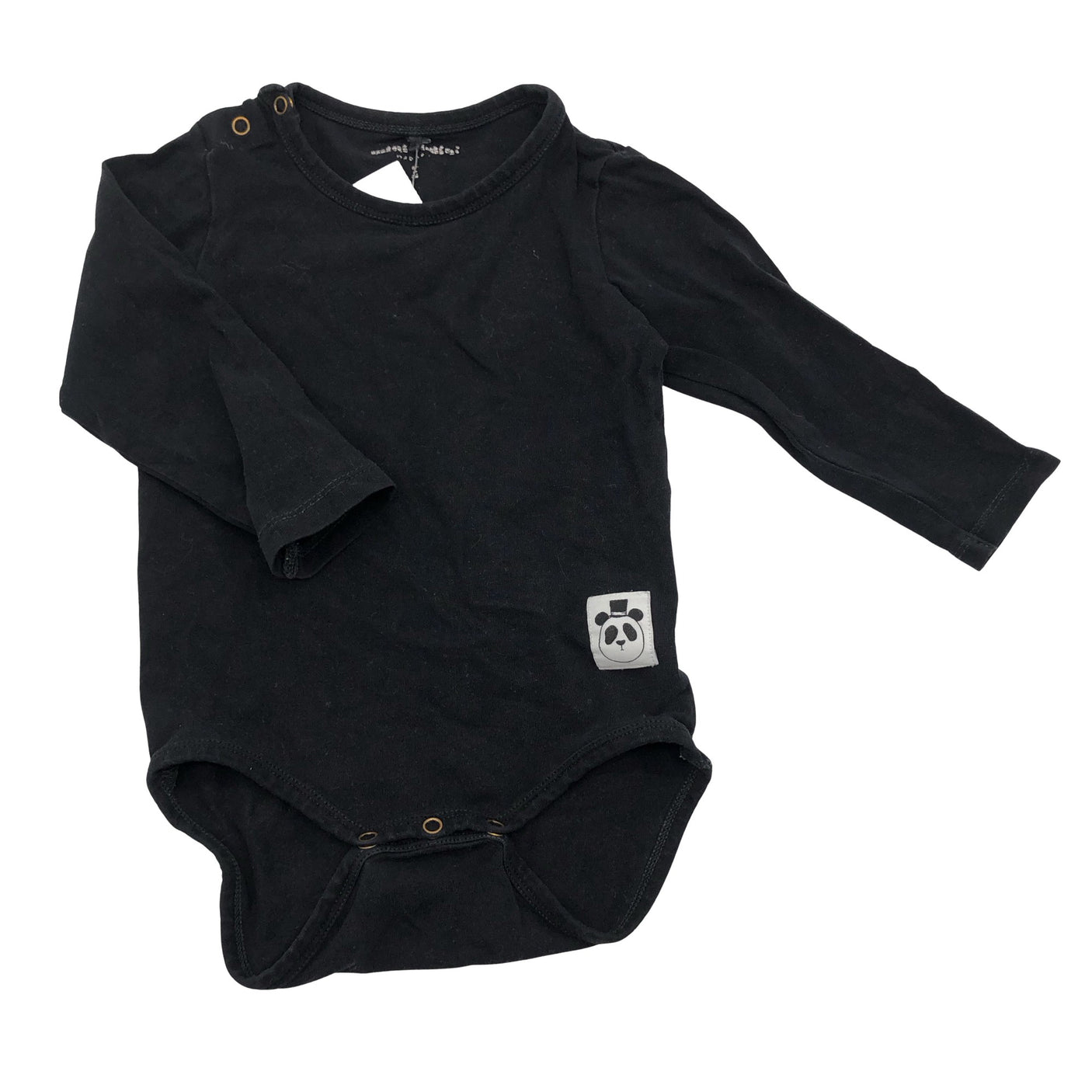 Unisex Mini Rodini - Body, size 68 - 74 - Black (1)