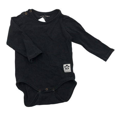 Unisex Mini Rodini - Body, size 68 - 74 - Black ()