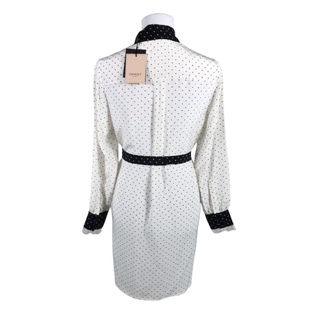 Unisex Twinset - Schiffon dress, size 40 - White (2)