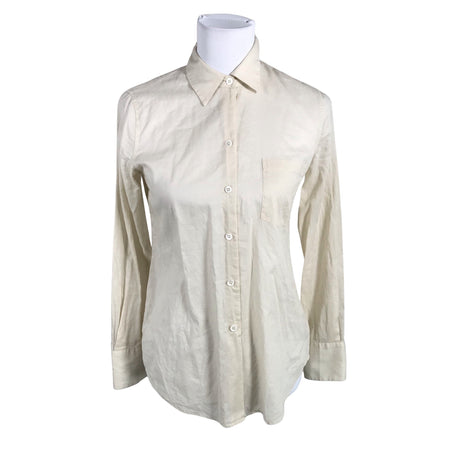 Unisex Theory - Collared shirt, size 36 - Beige ()