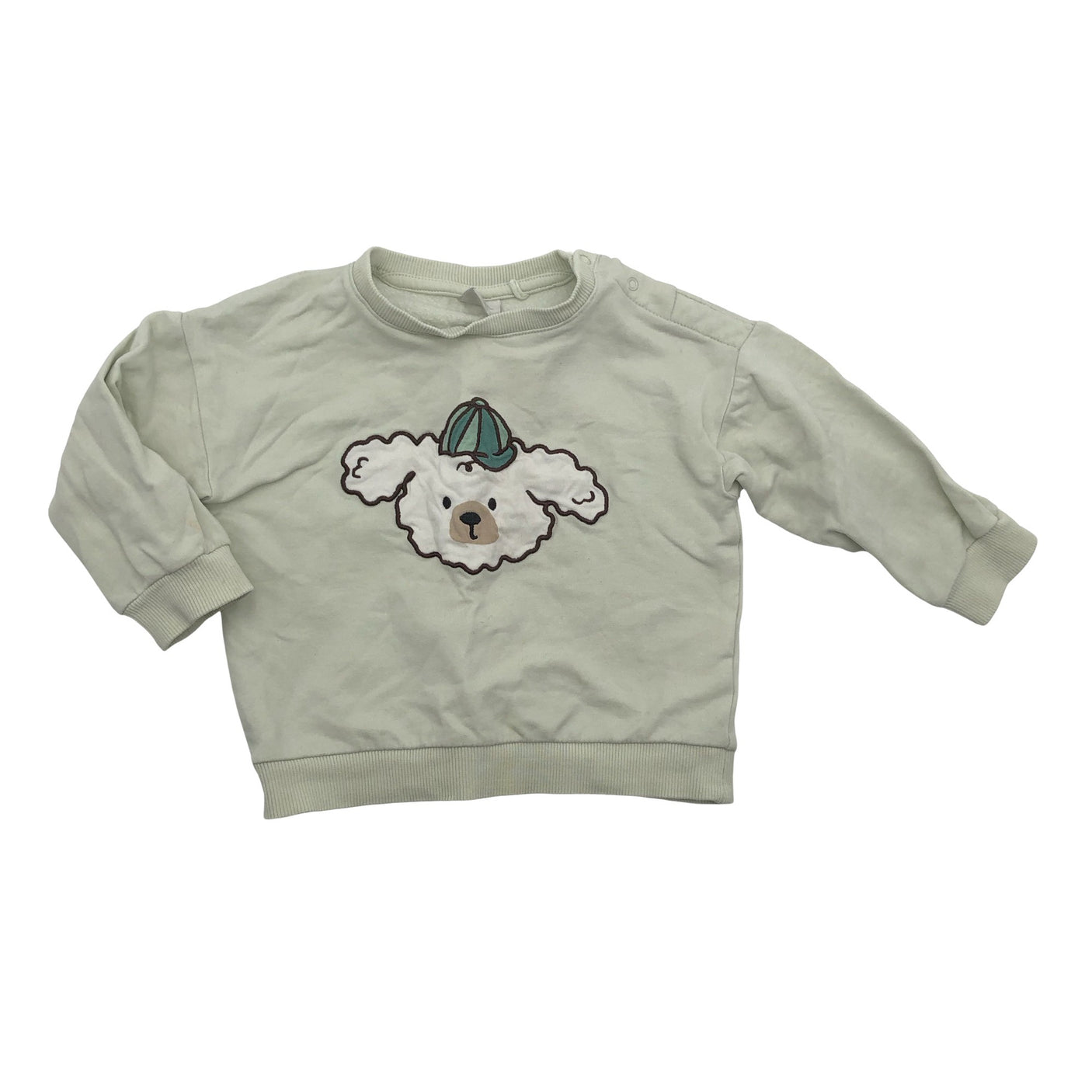 Unisex Lindex - Sweatshirt, size 74 - 80 - Green (1)