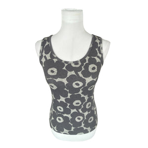 Unisex Marimekko - Tricot tank top, size 36 - Gray (1)