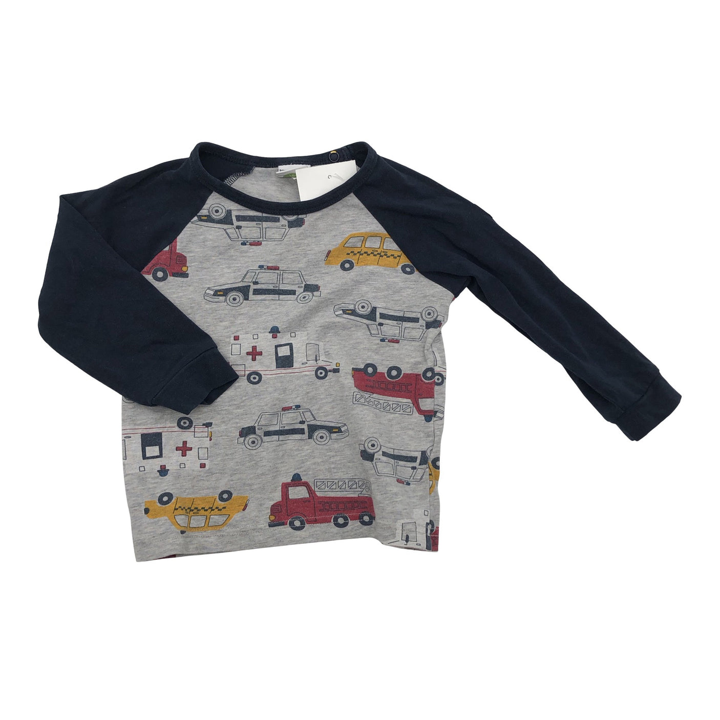 Unisex Polarn O. Pyret - Tricot shirt, size 80 - 86 - Blue (1)